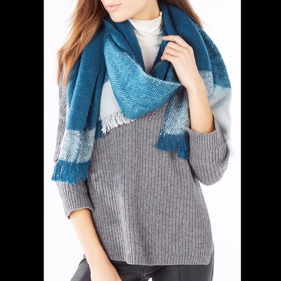 Black and Off White BCBG MaxAzria Scarf - Picture 2 of 8